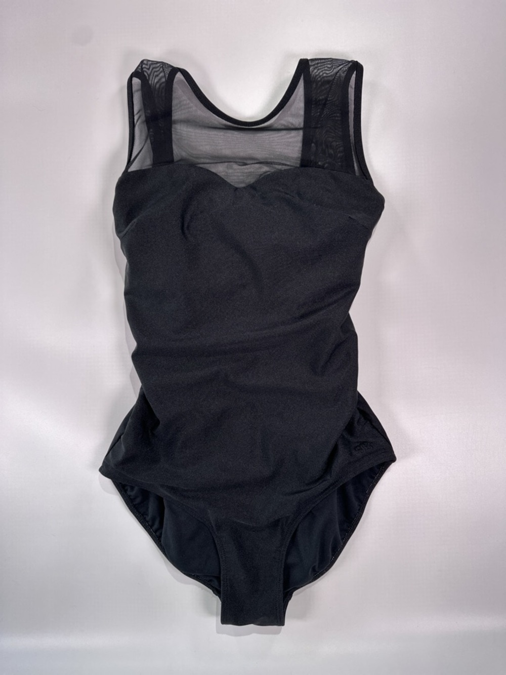 Albion Black Stretch Nylon Blend Bodysuit - Picture 2 of 9